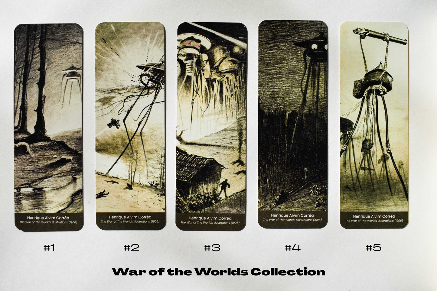 Galactic Voyages: Sci-Fi Bookmark Collection (Individual Bookmarks)